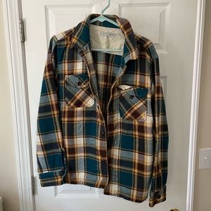 Mens medium Outerknown flannel shirt